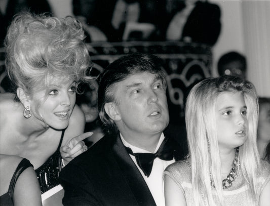 Trump, Marla Maples, and Ivanka Attend Elite Models 'Look of the Year' Contest at Plaza Hotel, 1991