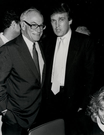 Forbes and Trump Ringside at Tyson vs. Spinks Fight, Trump Plaza Hotel, 1988