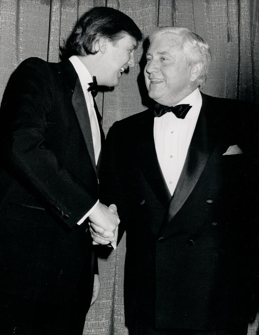 Trump Joins Merv Griffin at 1990 Scopus Award Ceremony, Beverly Hilton