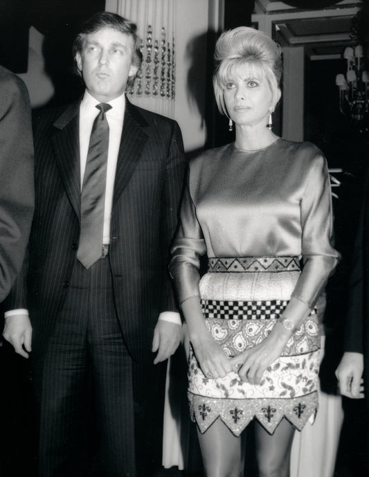 Trump and Ivana's Heartfelt Reunion at Trump Plaza Hotel Employee Award Ceremony, 1991