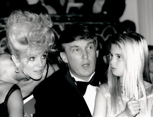 Trump, Marla Maples, and Ivanka Glam Up 'Look of the Year' Contest at Plaza Hotel, 1991