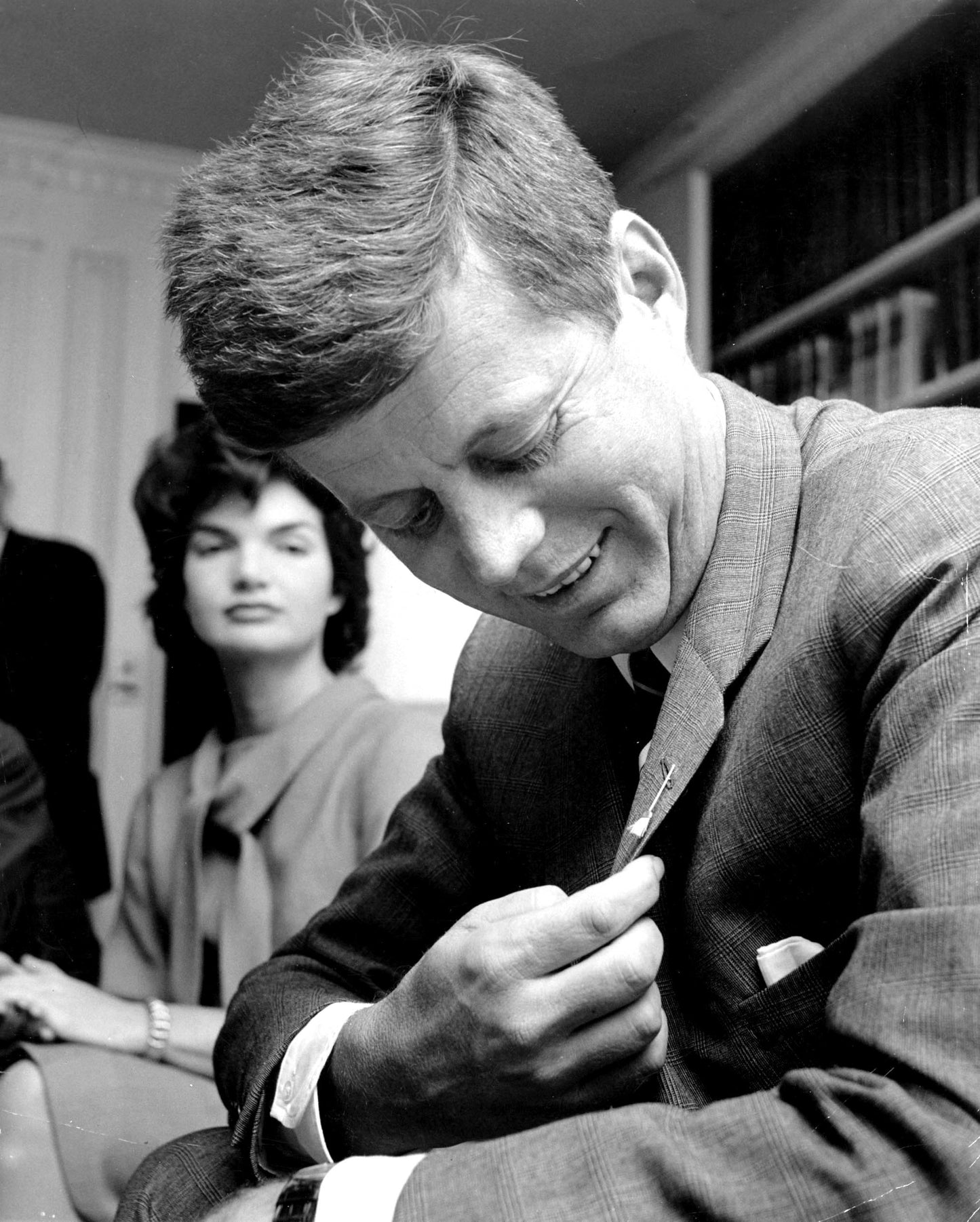 Portrait of John Fitzgerald Kennedy and His Wife Jacqueline (Jackie) Kennedy, 1958